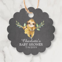Cute Chalkboard Baby shower Favor
