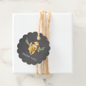 Cute Chalkboard Baby shower Favor Bedankjes Labels (In situ)