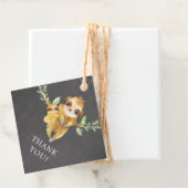 Cute Chalkboard Baby shower Favor Bedankjes Labels (In situ)