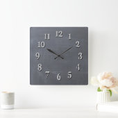Cute Chalkboard look Wall-lock Vierkante Klok (Huis)