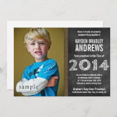 Cute Chalkboard Preschool 2014 Afstuderen Foto Kaart (Voorkant / Achterkant)