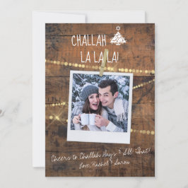 Cute Challah Days 1-Foto Holiday Hanukkah Kaart