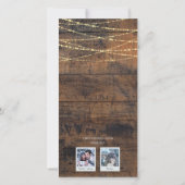 Cute Challah Days Hanukkah 2-Photo Holiday Kaart (Achterkant)