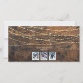 Cute Challah Days La La La 3-Foto Kerstkaart (Achterkant)