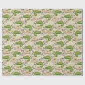Cute chameleon Hagedis Cadeaupapier (Vlak)