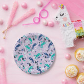 Cute Chameleon Paper Borden Papieren Bordje (Feest)