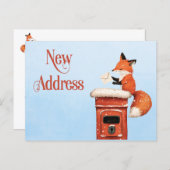 Cute Change of Address New Address Announcement Aankondigingskaart (Voorkant / Achterkant)