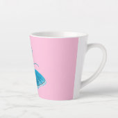 Cute Chapman's blauwe vlinder Latte Mok (Rechts)