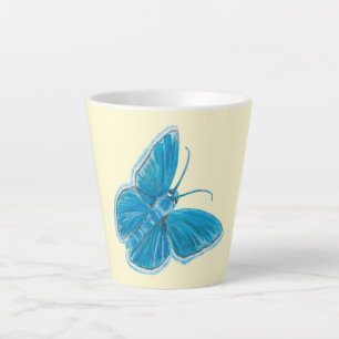 Cute Chapman's blauwe vlinder Latte Mok