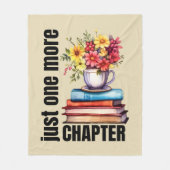 Cute chapter book word art fleece deken (Voorkant)