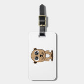 Cute character clipart bagagelabel (Voorkant verticaal)