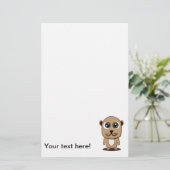 Cute character clipart briefpapier (Staand voorkant)