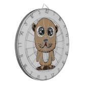 Cute character clipart dartbord (Voorkant Links)