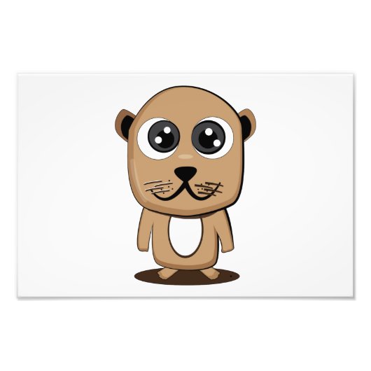 Cute character clipart foto afdruk (Voorkant)