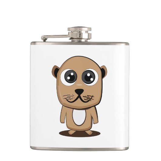 Cute character clipart heupfles (Voorkant)