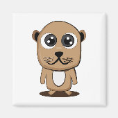 Cute character clipart magneet (Voorkant)