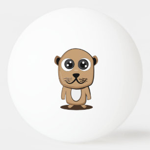 Cute character clipart pingpongbal