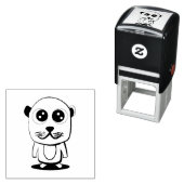 Cute character clipart  zelfinktende stempel (In situ)