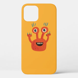 Cute character grappig oranje cartoon Case-Mate iPhone case