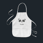 Cute character panda children's kinder schort<br><div class="desc">Cute character panda children's gift design, </div>