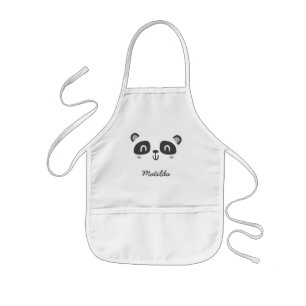 Cute character panda children's kinder schort