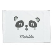 Cute character panda children's kussensloop (Achterkant-Rechts)