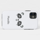 Cute character panda children's personalized Case-Mate iPhone case (Achterkant (horizontaal))