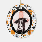 Cute Characters Baby's First Halloween Ornament (Links)