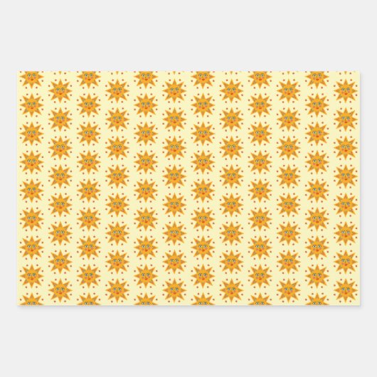 Cute Charming Pattern-cadeautje voor mousserende z Inpakpapier Vel (Voorkant 3)