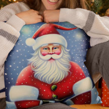 Cute Charming Retro Santa Claus