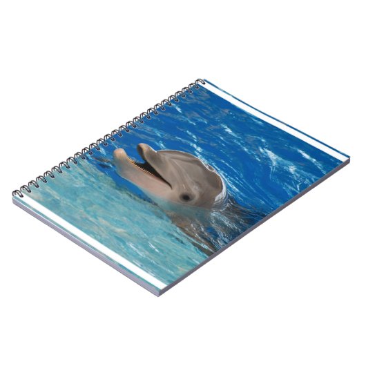 Cute Chattering Dolphin Notitieboek (Linkerzijde)