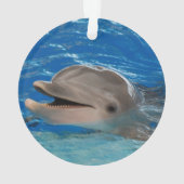 Cute Chattering Dolphin Ornament (achterkant)