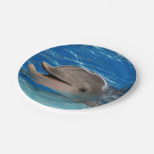 Cute Chattering Dolphin Papieren Bordje (Gekanteld)