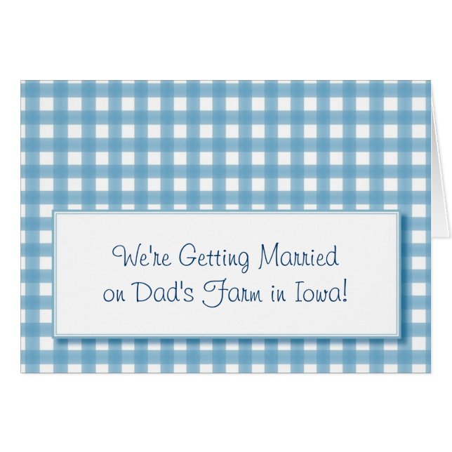 Cute Check Pattern-kaarten (Voorkant Horizontaal)