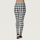 Cute Checkered Fabric-ontwerp Leggings (Achterkant)