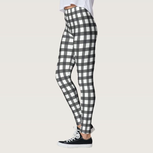Cute Checkered Fabric-ontwerp Leggings (Links)