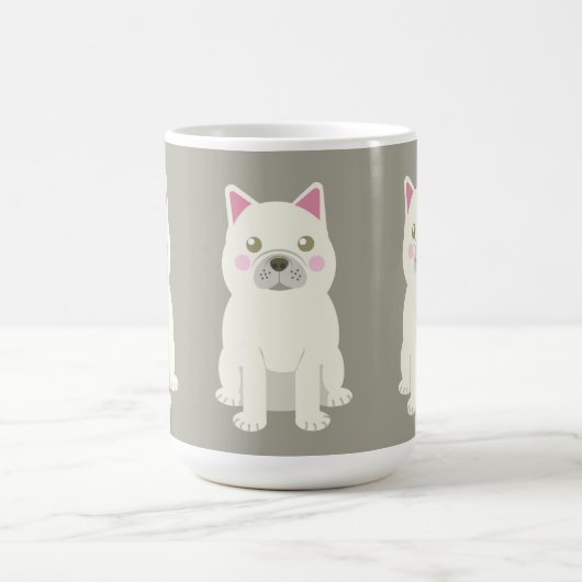 Cute Cheeks French Bulldog Koffiemok (Center)