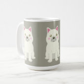 Cute Cheeks French Bulldog Koffiemok (Voorkant links)