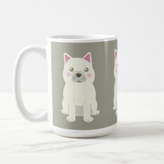 Cute Cheeks French Bulldog Koffiemok (Links)