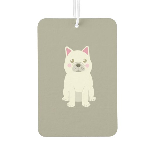 Cute Cheeks French Bulldog Luchtverfrisser (Achterkant)
