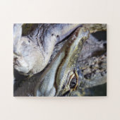 Cute Cheeky Baby Crocodile Smiling Legpuzzel (Horizontaal)