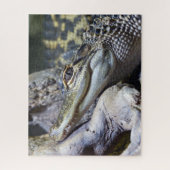 Cute Cheeky Baby Crocodile Smiling Legpuzzel (Verticaal)