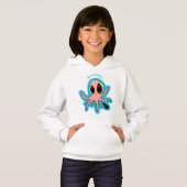 Cute, cheeky baby octopus cartoon (Voorkant volledig)