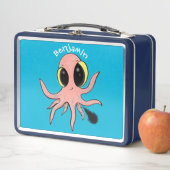 Cute, cheeky baby octopus cartoon (In situ)