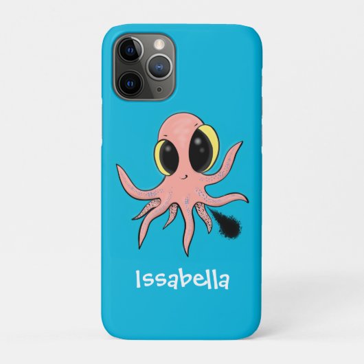 Cute, cheeky baby octopus cartoon Case-Mate iPhone case (Achterkant)
