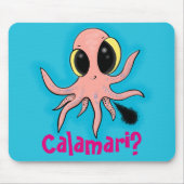 Cute, cheeky baby octopus cartoon muismat (Voorkant)