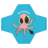 Cute, cheeky baby octopus cartoon voetbal (Enkel)