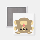 Cute Cheeky Cartoon Beer Magnet (Voorkant / Achterkant)