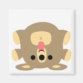 Cute Cheeky Cartoon Beer Magnet (Voorkant)