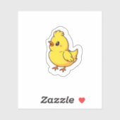 Cute Cheeky Easter Chick Yellow Bird Sticker (Vel)